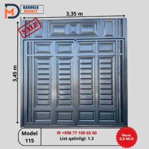 Temir darvoza - (3,45 x 3,35)